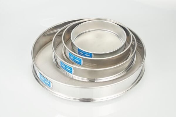 Mesh test sieve designed for precise screening of powders and granules meeting ISO and ASTM standards