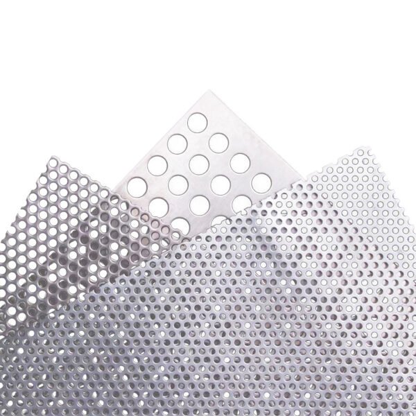 Custom perforated sheet metal ideal for acoustic panels safety covers and architectural cladding in manufacturing