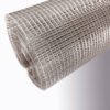 Stainless steel welded mesh panel offering strong, corrosion-resistant support for industrial enclosures