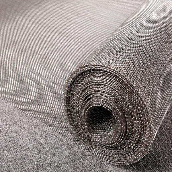 Durable stainless steel woven wire mesh ideal for efficient material screening and filtration processes