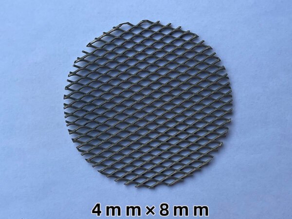 Grade 430 magnetic expanded metal mesh panel offering strong magnetic properties and corrosion resistance for industry use