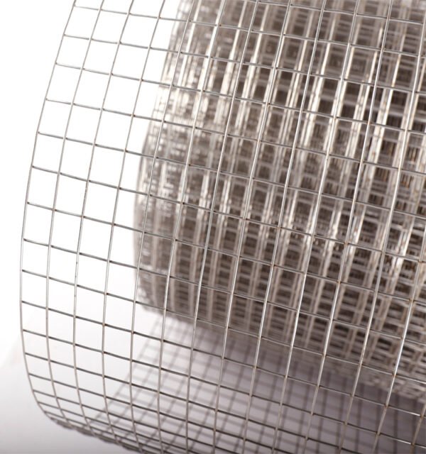 Heavy-duty stainless steel welded wire mesh ideal for secure fencing, cages, and structural reinforcement