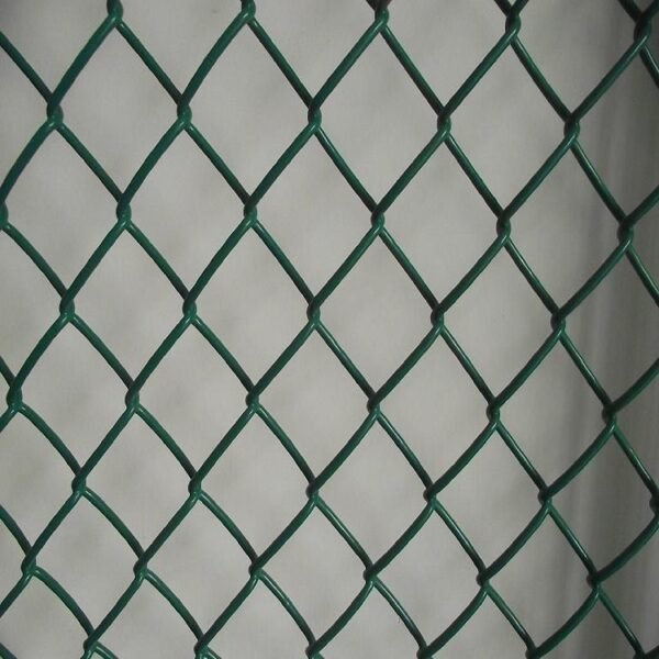 High-tensile steel chain link fence providing reliable perimeter security and easy installation for commercial properties